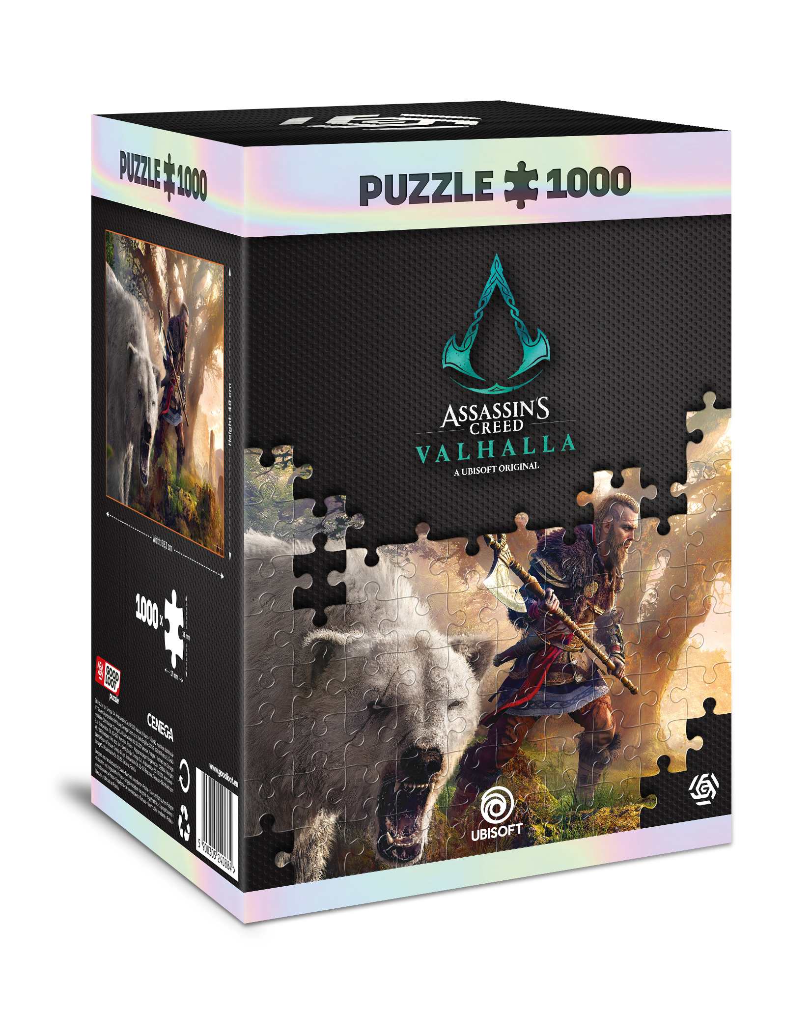 Puzzle 1000 Premium Assassins Creed Valhalla Eivor & Polar Bear