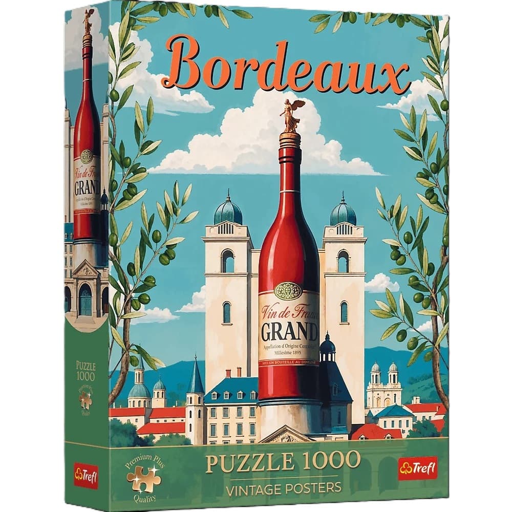 Puzzle 1000 Trefl Premium Plus - Vintage Poster: Bordeaux, Francja 12135