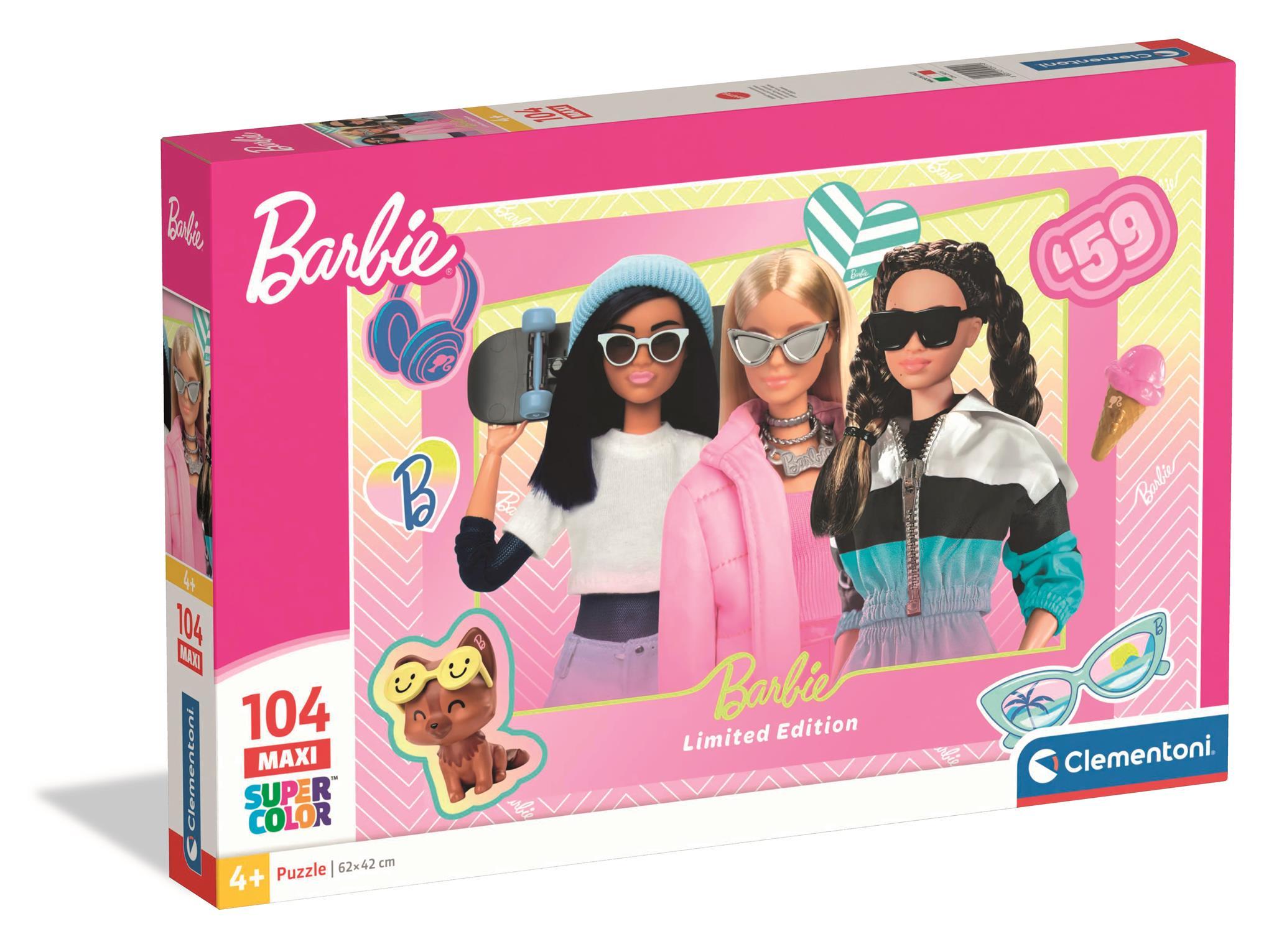 Puzzle 104 Maxi Super kolor Barbie 25015