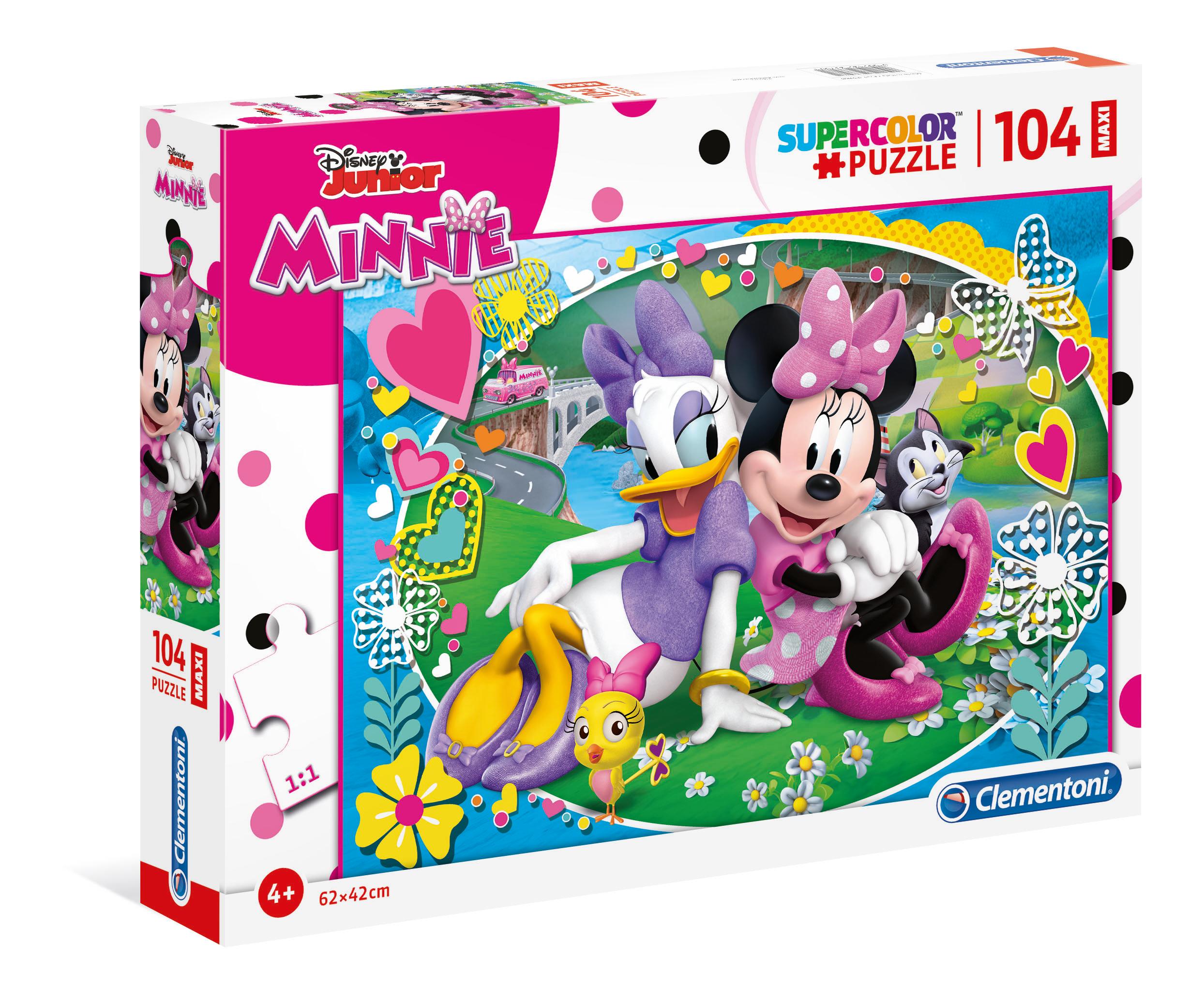 Puzzle 104 maxi super kolor Minnie happy helpers 23708
