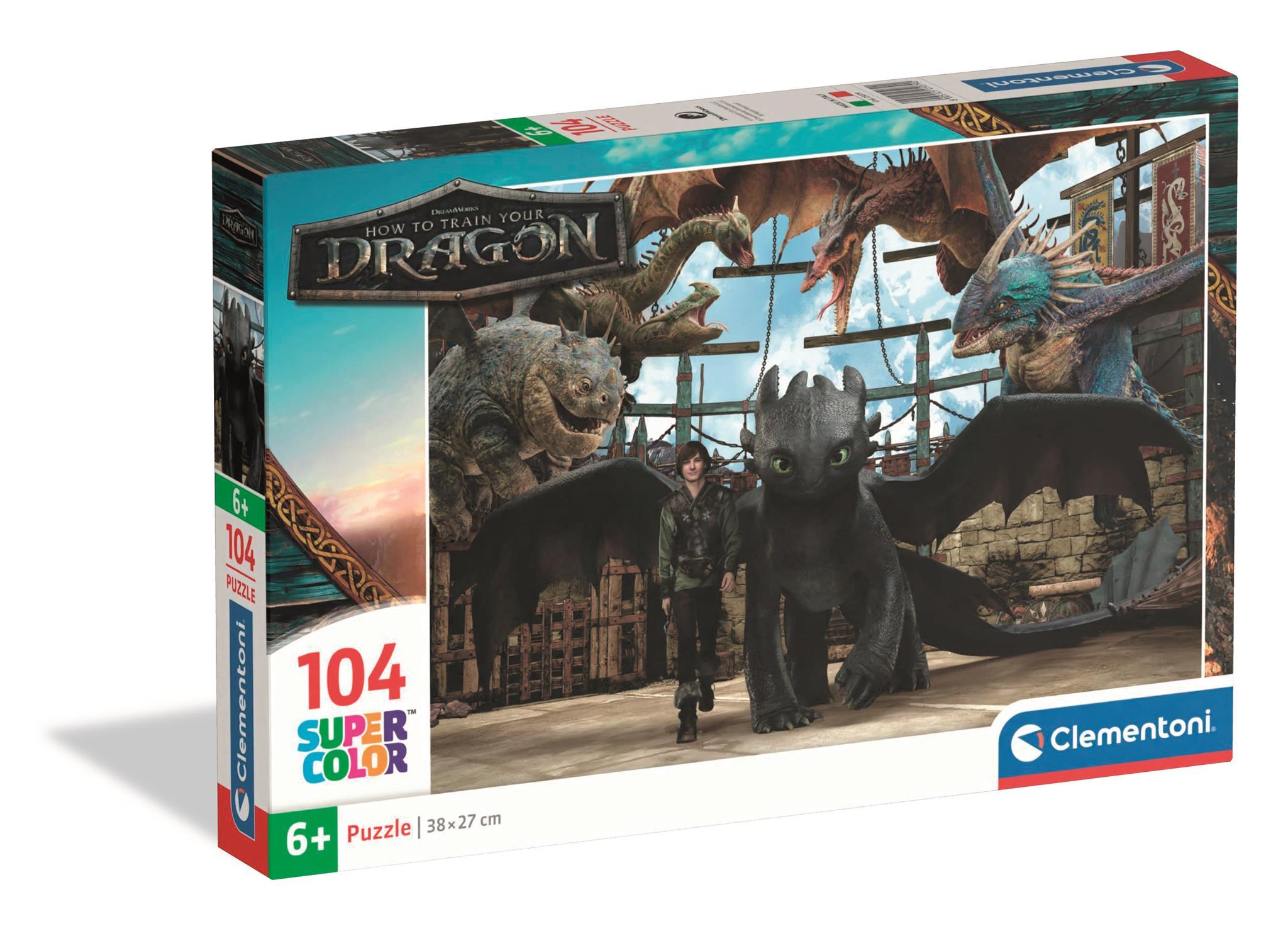Puzzle 104 Super kolor How to Train Your Dragon 25079