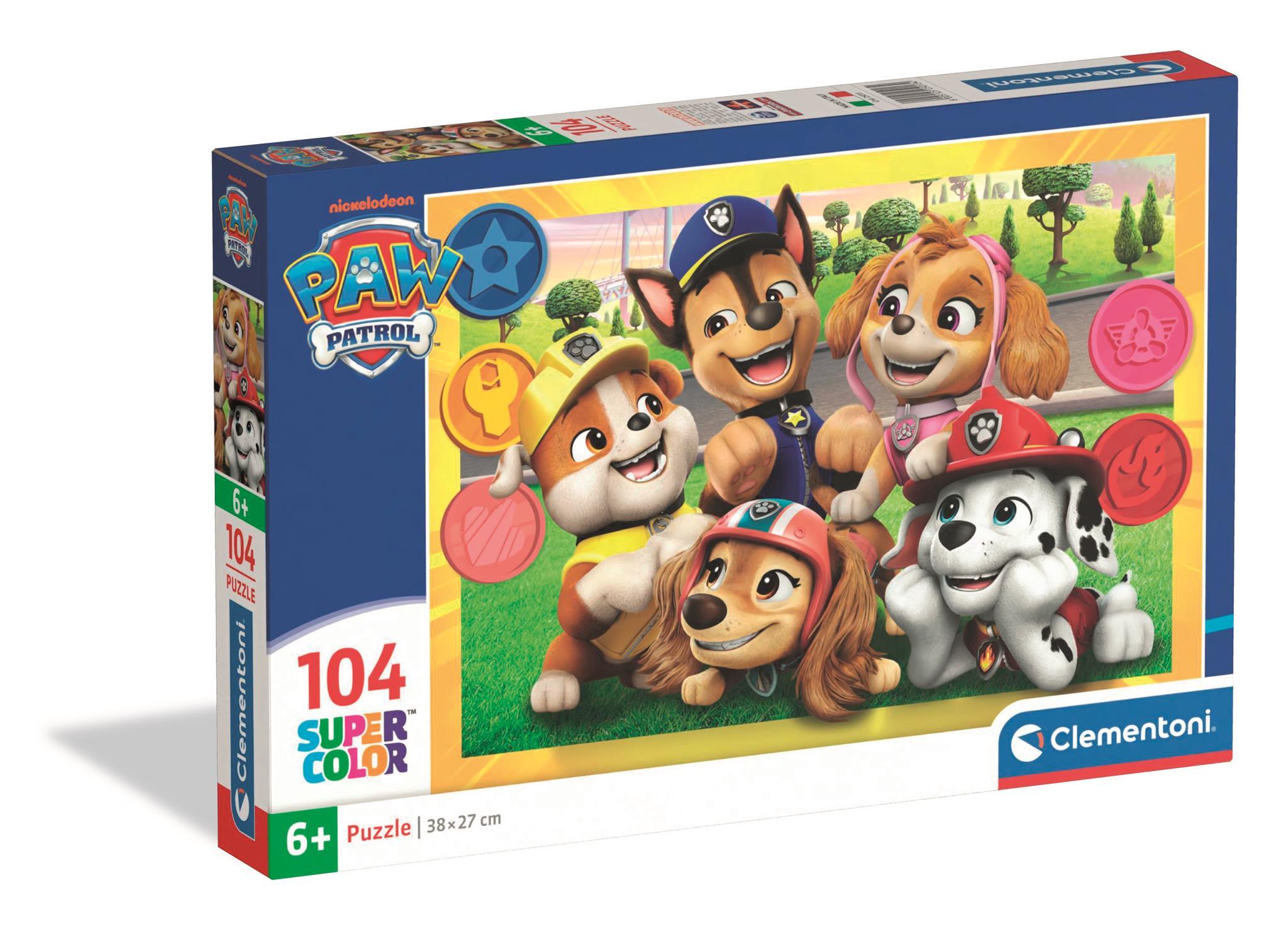 Puzzle 104 Super kolor Paw Patrol 25013