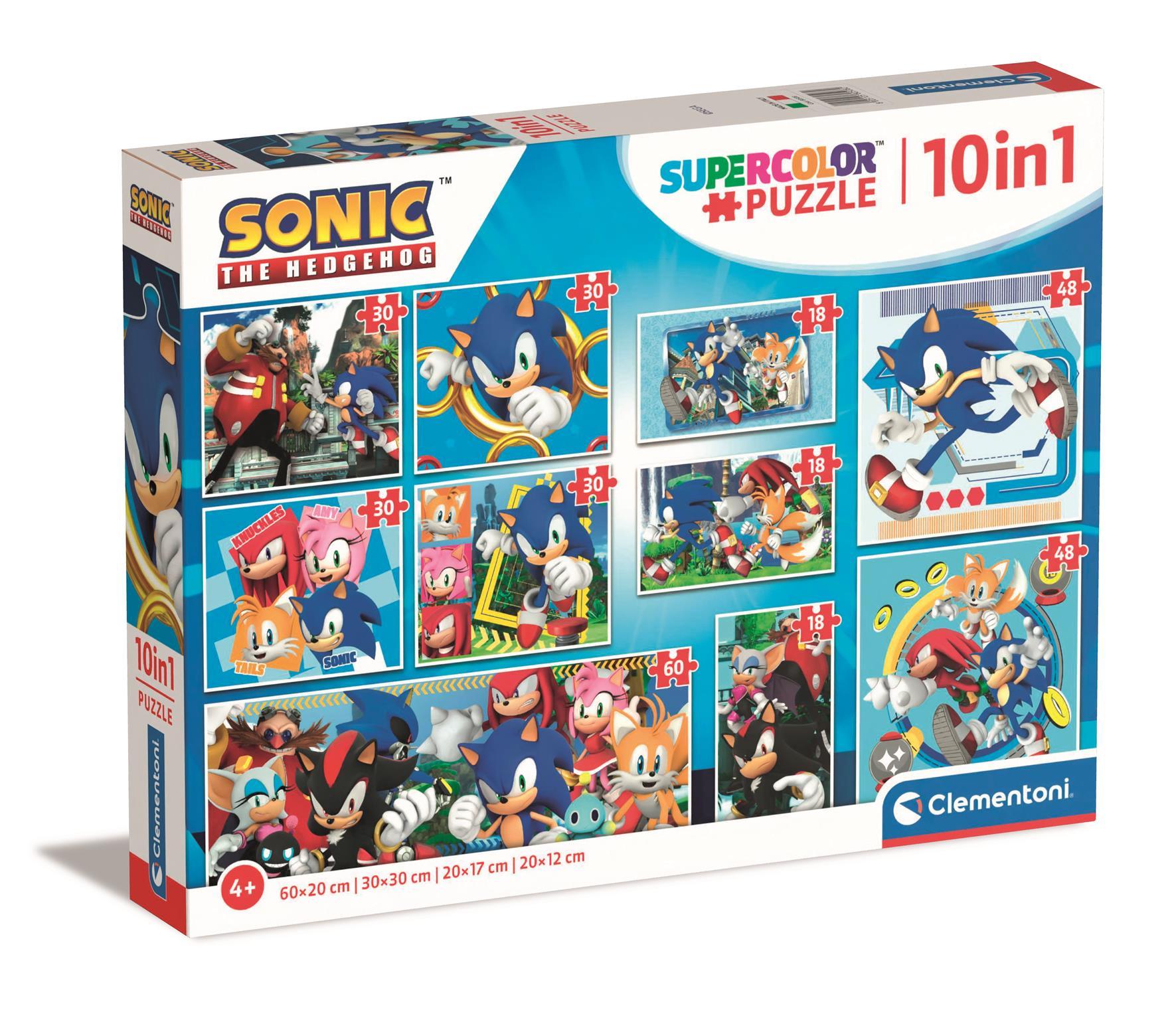 Puzzle 10w1 Super kolor Sonic 80508