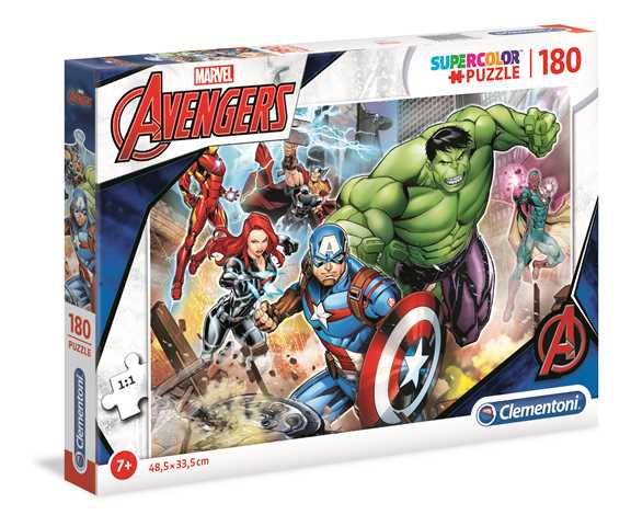 Puzzle 180 super kolor Avengers 29295