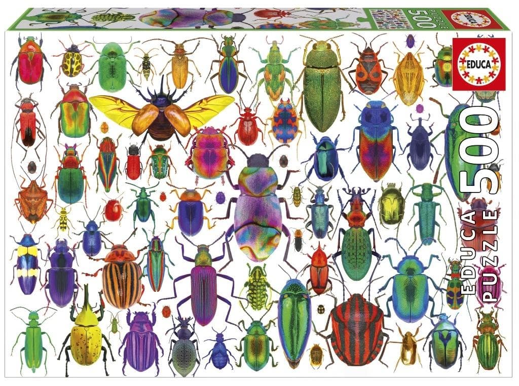 Puzzle 500 Kolorowe owady
