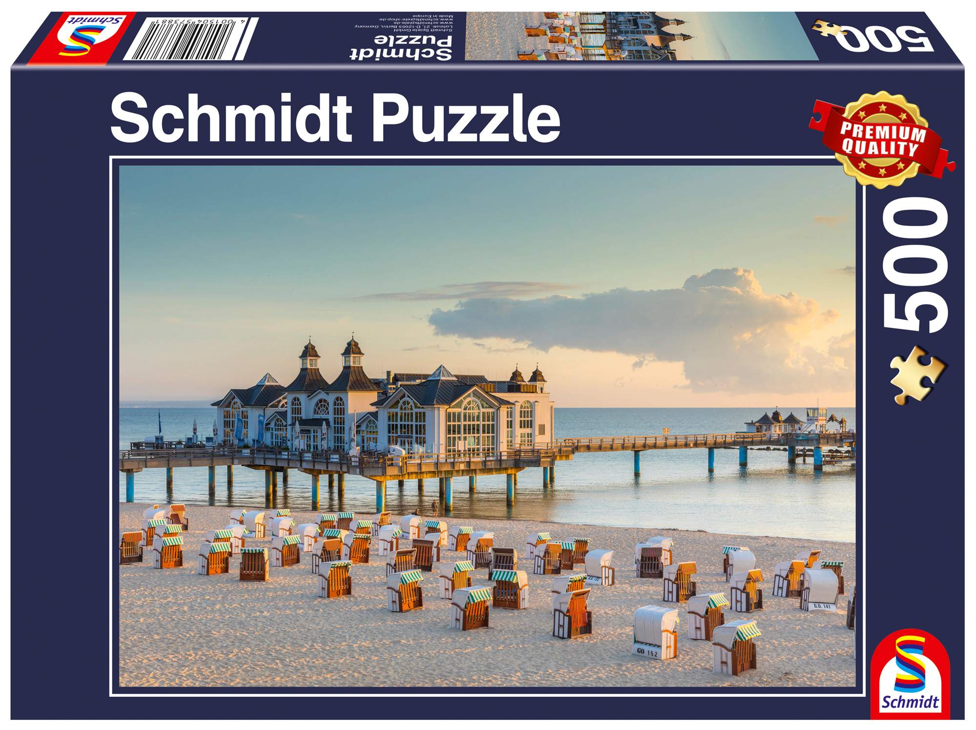 Puzzle 500 PQ Molo w Sellin Niemcy 111711