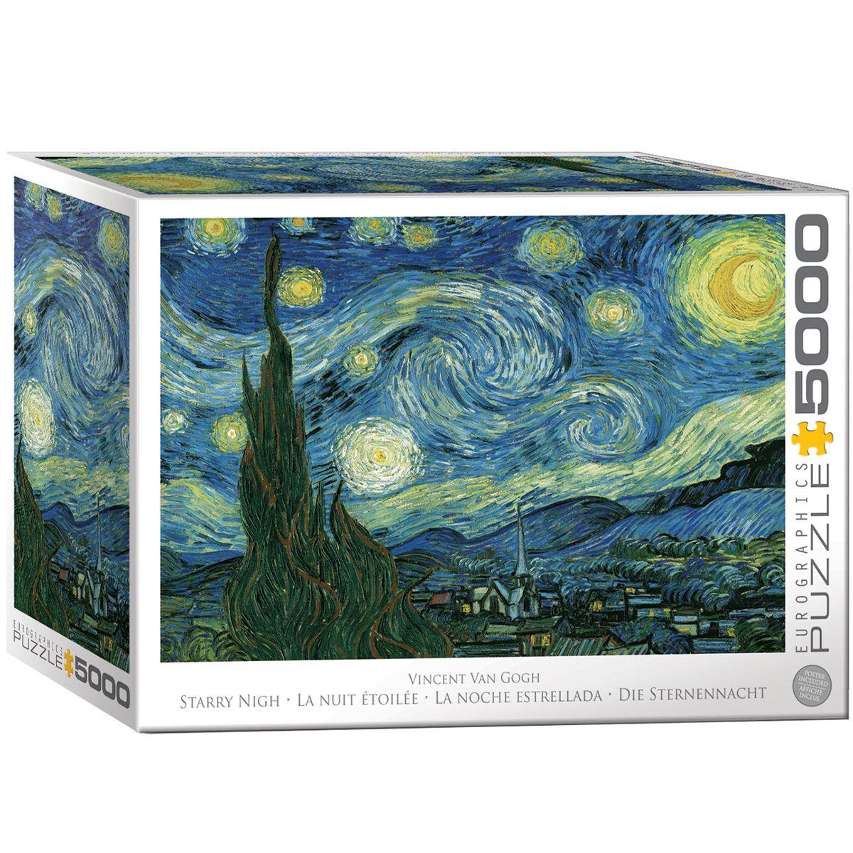 Puzzle 5000 Starry Night by Vincent Van Go 8520-1204