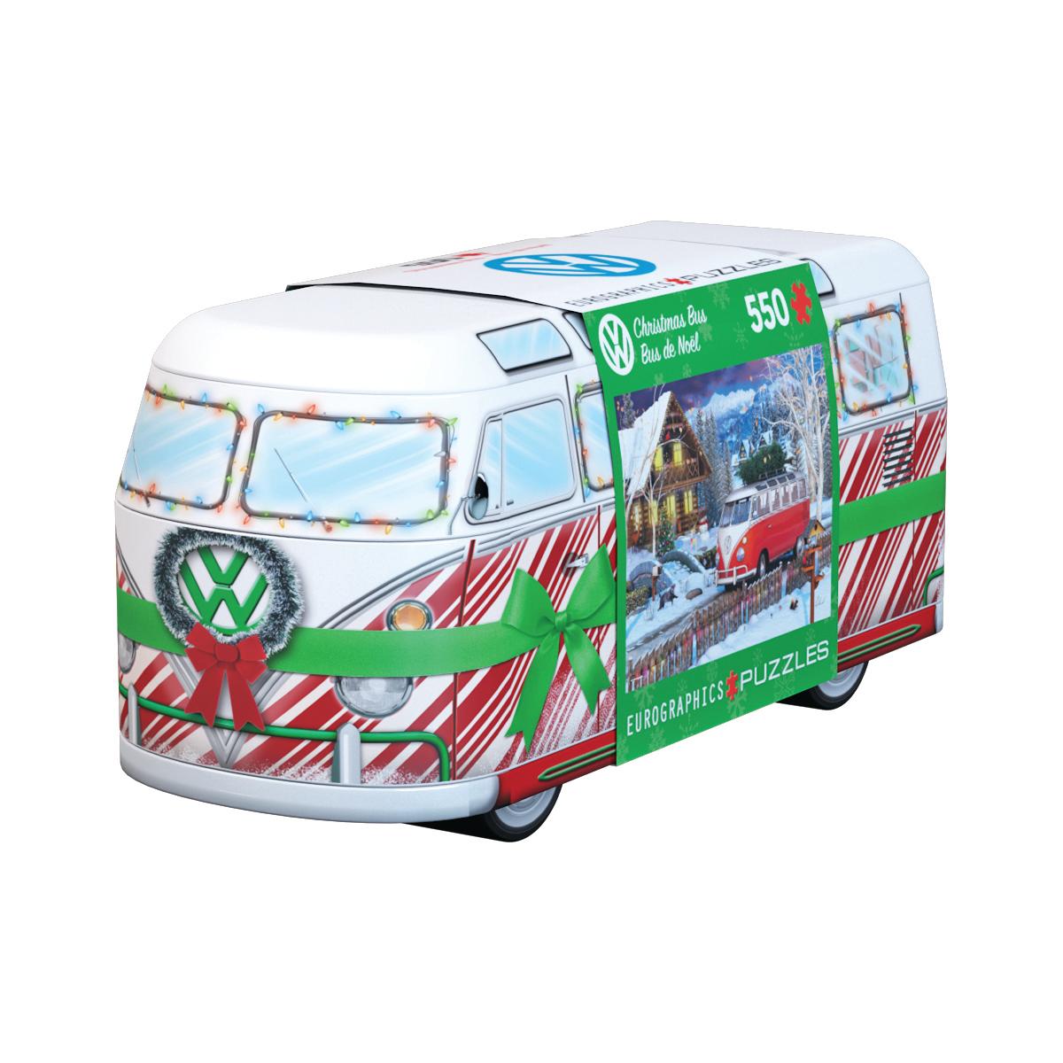 Puzzle 550 TIN VW Christmas Bus 8551-5664
