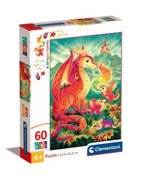 Puzzle 60 Super Kolor a Dragon Family 26600