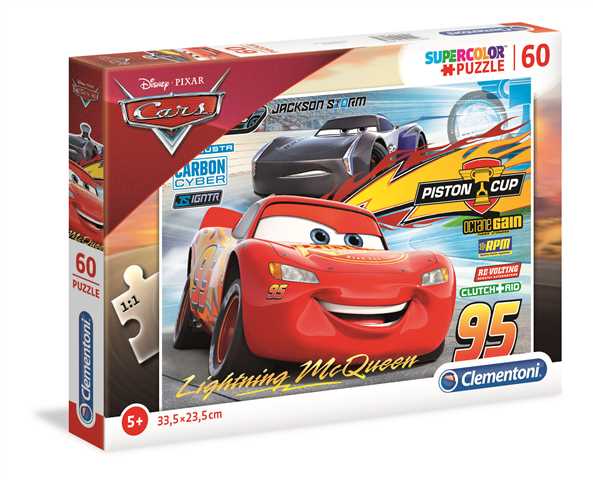 Puzzle 60 super kolor Cars 26973