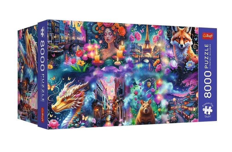 Puzzle 8000 Colorful World TREFL