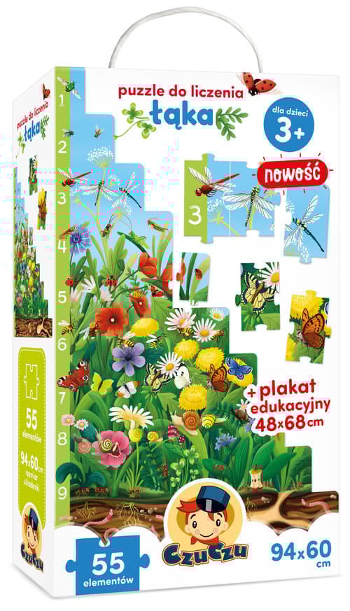 Puzzle do liczenia Łąka