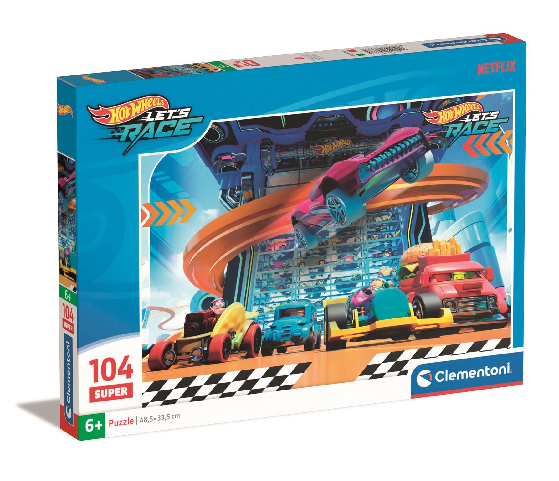 Puzzle104  Super Kolor Hot Wheels 25777