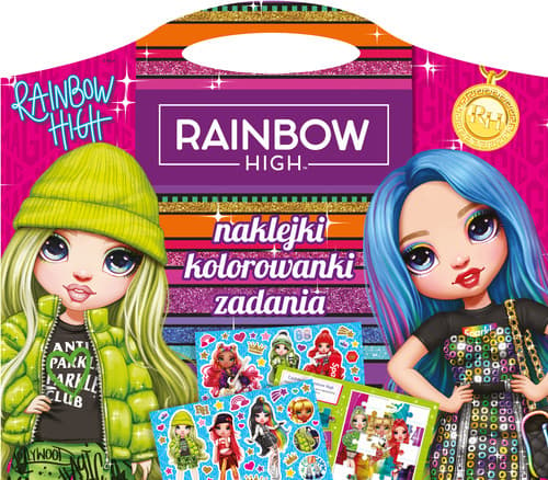 Rainbow High. Naklejki, kolorowanki, zadania