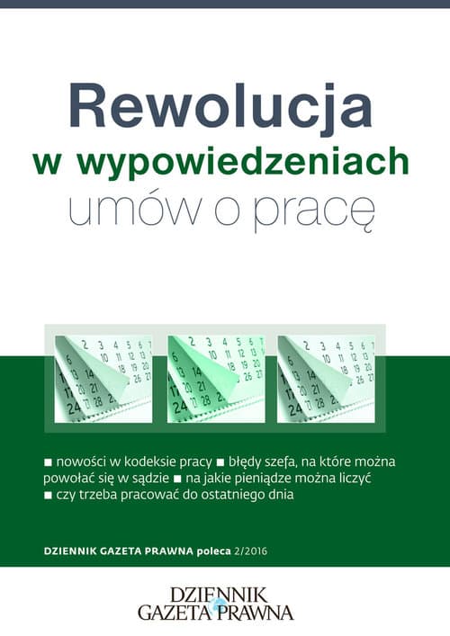 Rewolucja w wypowiedzeniach umów o pracę