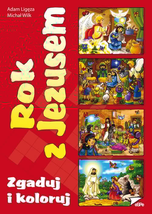 Rok z Jezusem Zgaduj i koloruj