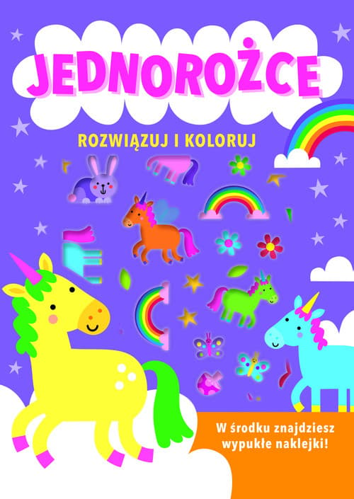 Rozwiązuj i koloruj Jednorożce