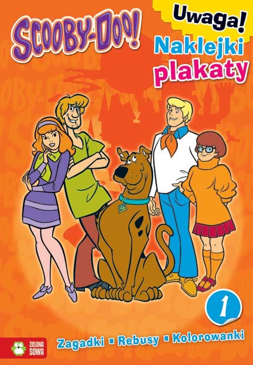 Scooby-Doo Zagadki rebusy kolorowanki 1