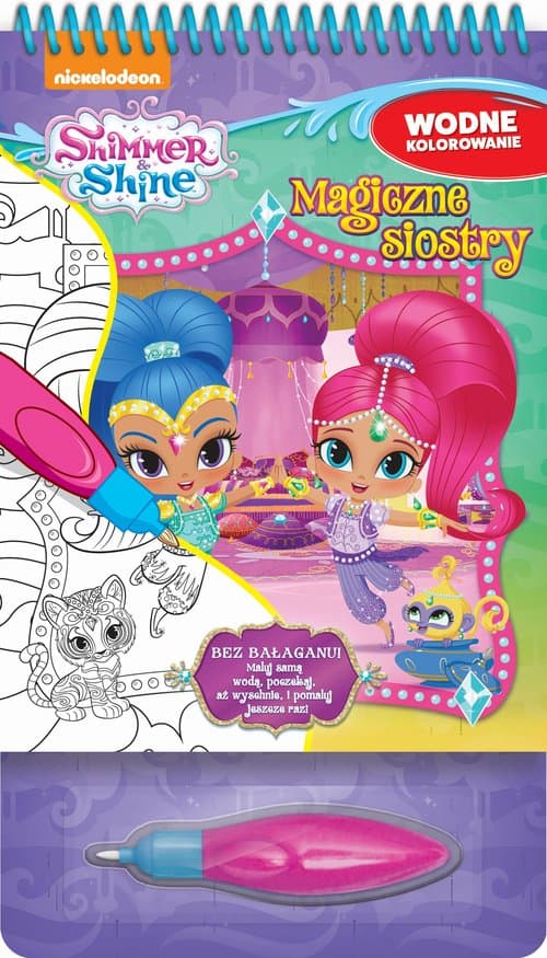 Shimmer & Shine Wodne kolorowanie Magiczne siostry