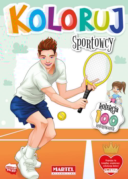Sportowcy. Koloruj