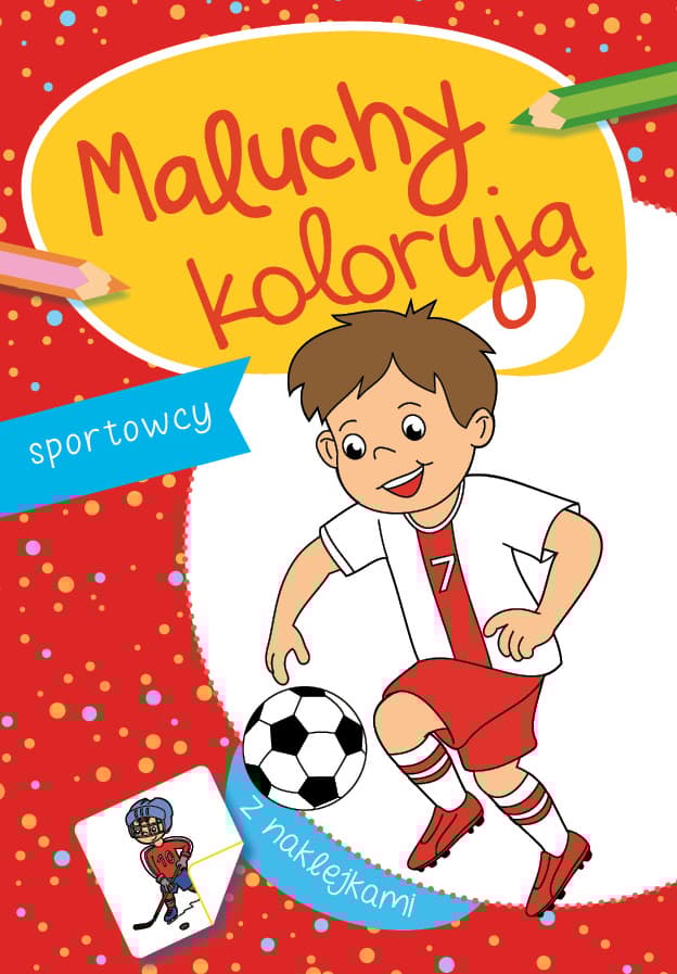 Sportowcy maluchy kolorują