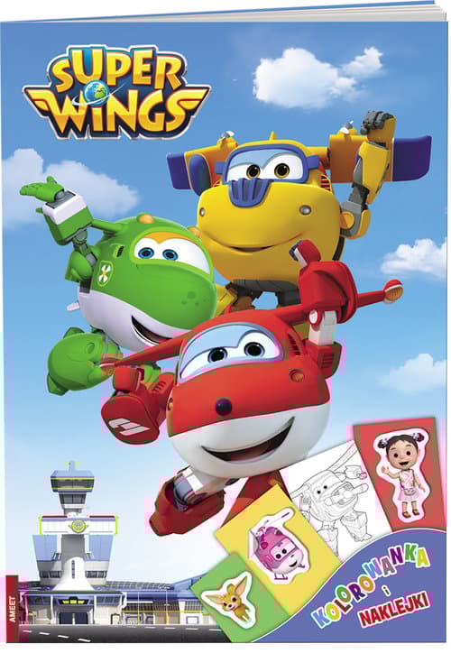 Super Wings Kolorowanka i naklejki