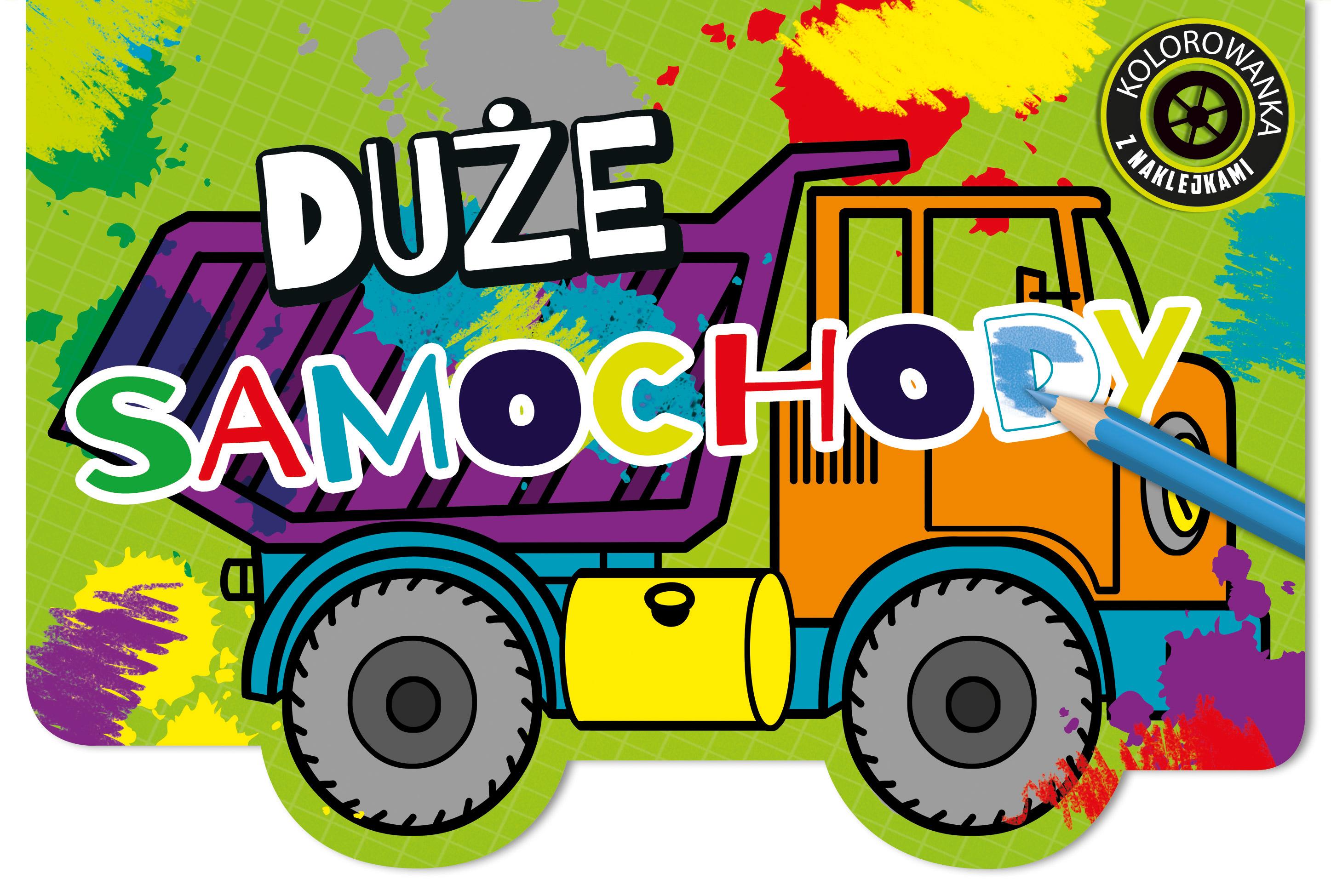 Superauta Kolorowanka z naklejkami