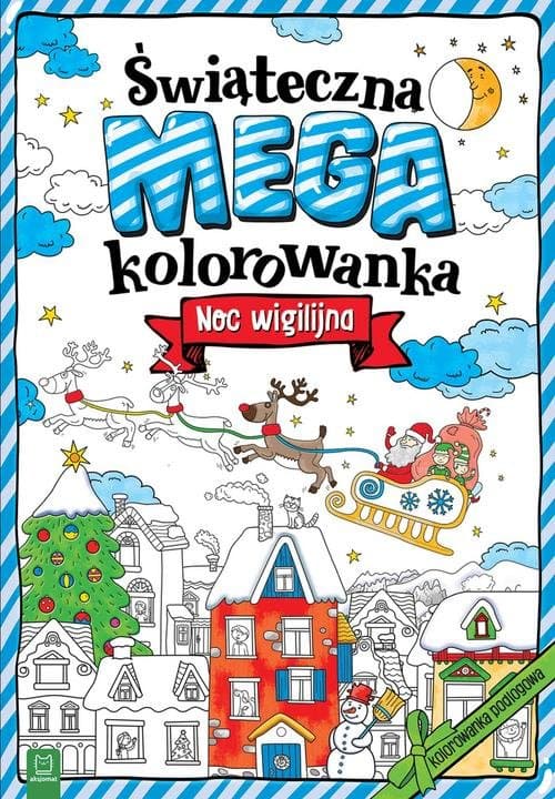 Świąteczna megakolorowanka Noc wigilijna