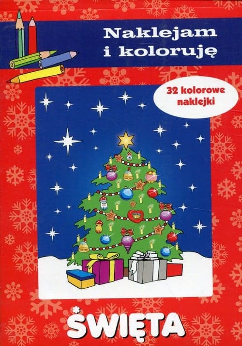 Święta Naklejam i koloruję