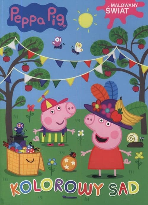 Świnka Peppa Malowany świat Kolorowy sad