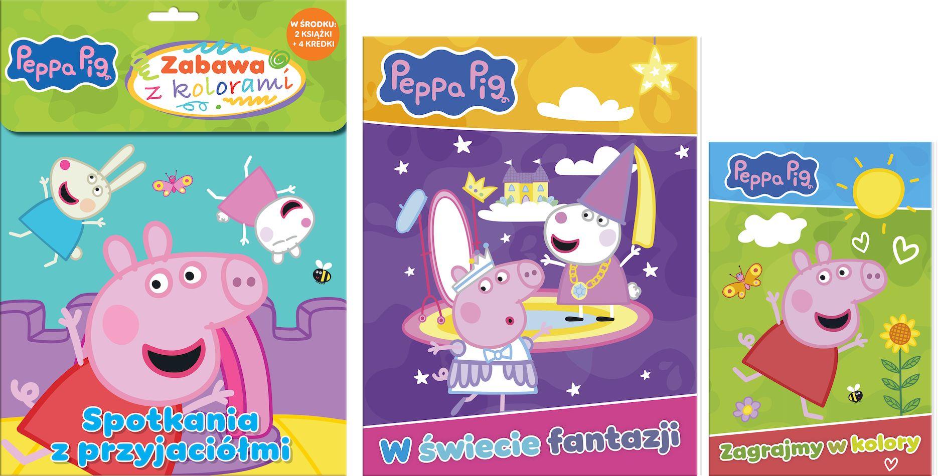 Świnka Peppa. Zabawa z kolorami