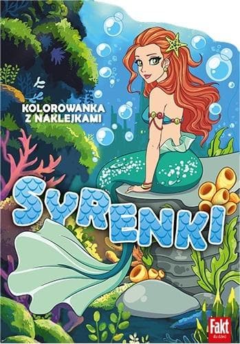 Syrenki. Kolorowanka z naklejkami