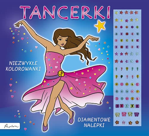 Tancerki Niezwykłe kolorowanki Diamentowe nalepki