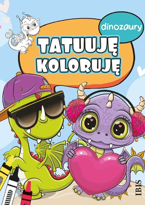 Tatuuję - koloruję Dinozaury