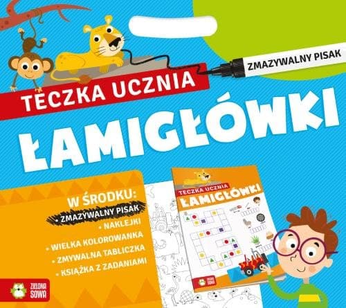Teczka ucznia z pisakiem Łamigłówki