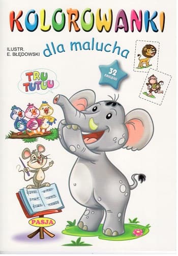 Tru tutuu kolorowanki dla malucha