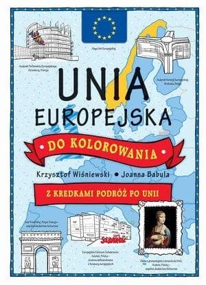 Unia Europejska do kolorowania z kredkami podróz po Unii