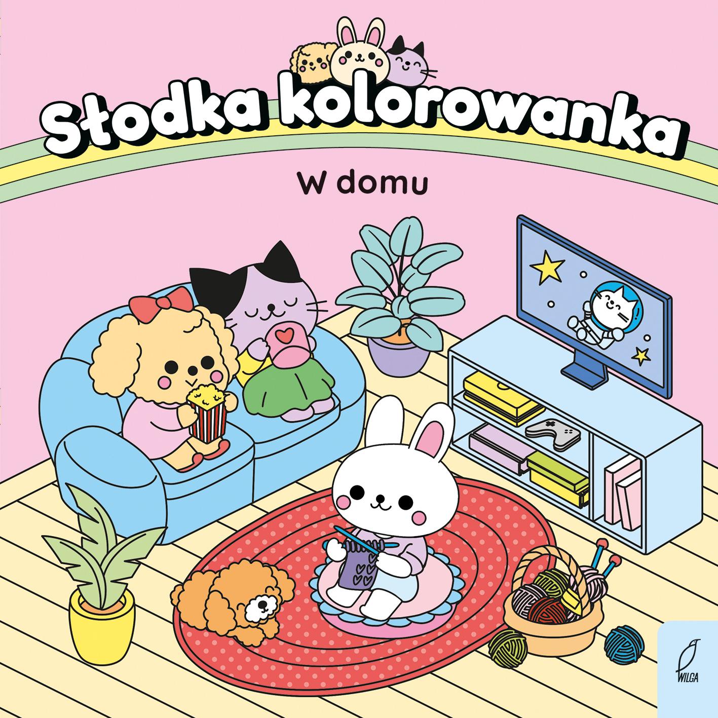 W domu. Słodka kolorowanka