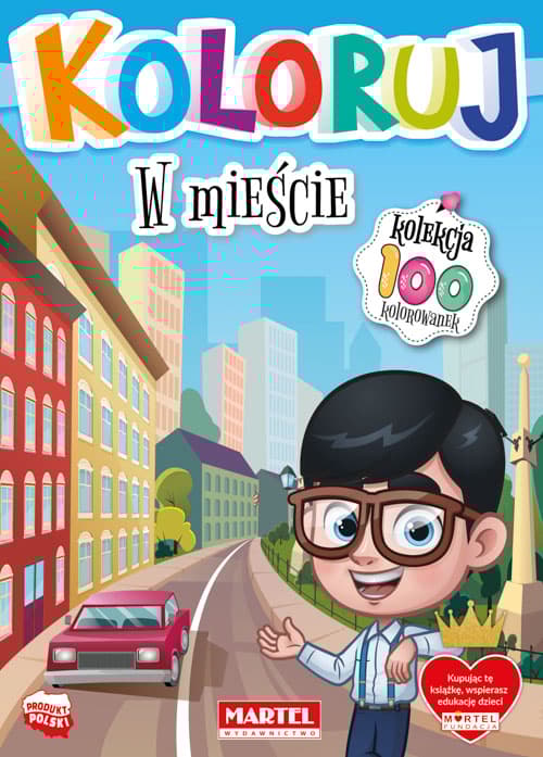 W mieście. Koloruj