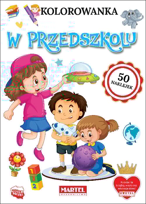 W przedszkolu. Kolorowanka