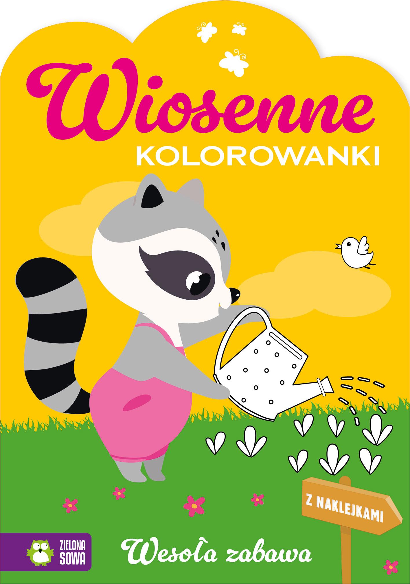 Wesoła zabawa. Wiosenne kolorowanki