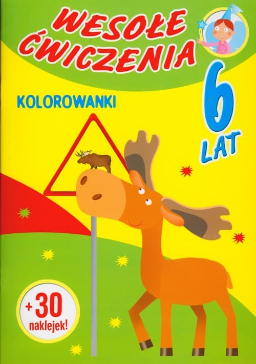 Wesołe ćwiczenia Kolorowanki 6 lat