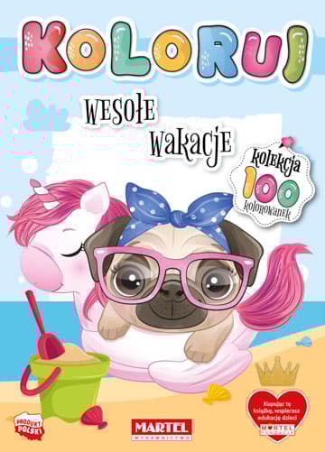 Wesołe wakacje. Koloruj