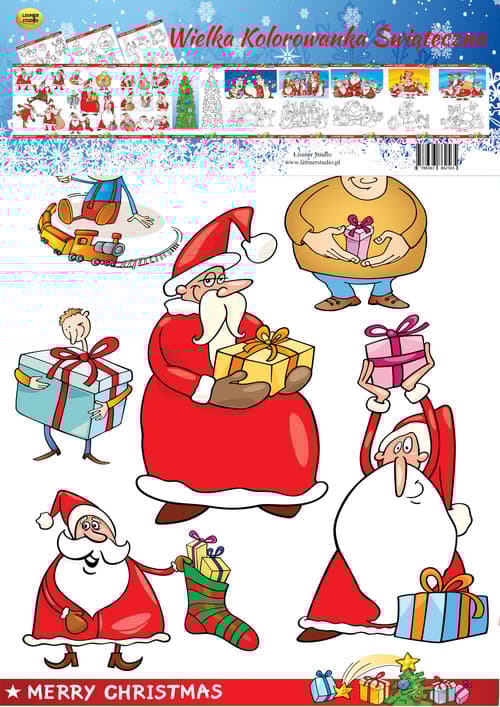 Wielka kolorowanka świąteczna