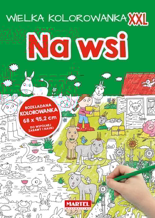 Wielka kolorowanka  XXL - Na wsi