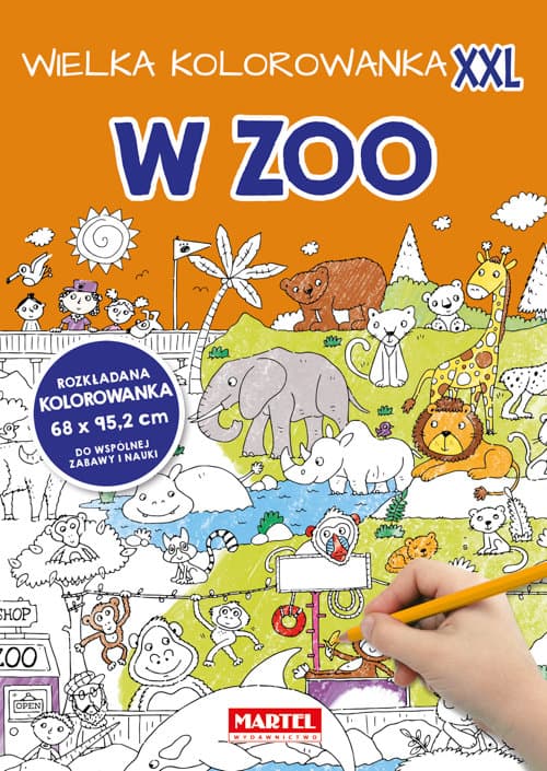 Wielka kolorowanka XXL - W Zoo
