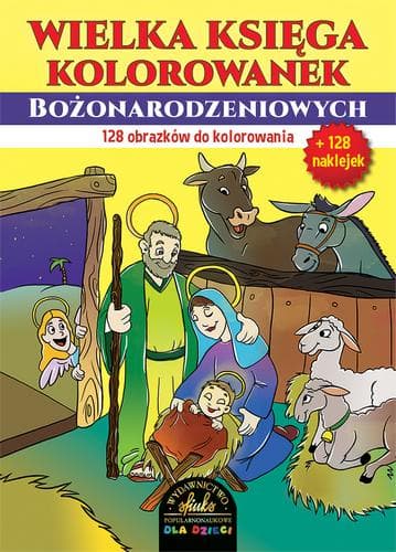 Wielka księga kolorowanek bożonarodzeniowych