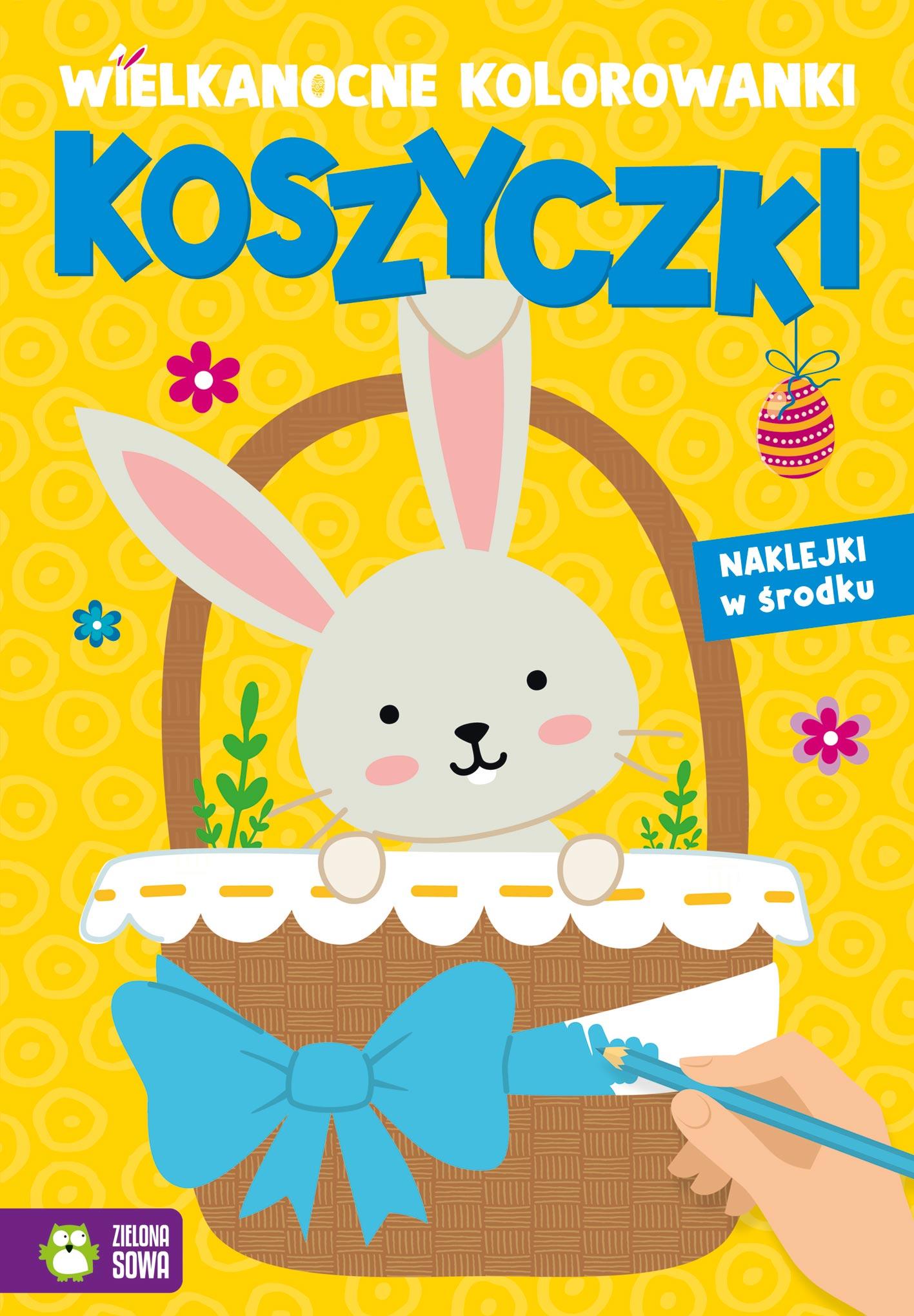 Wielkanocne kolorowanki Koszyczki