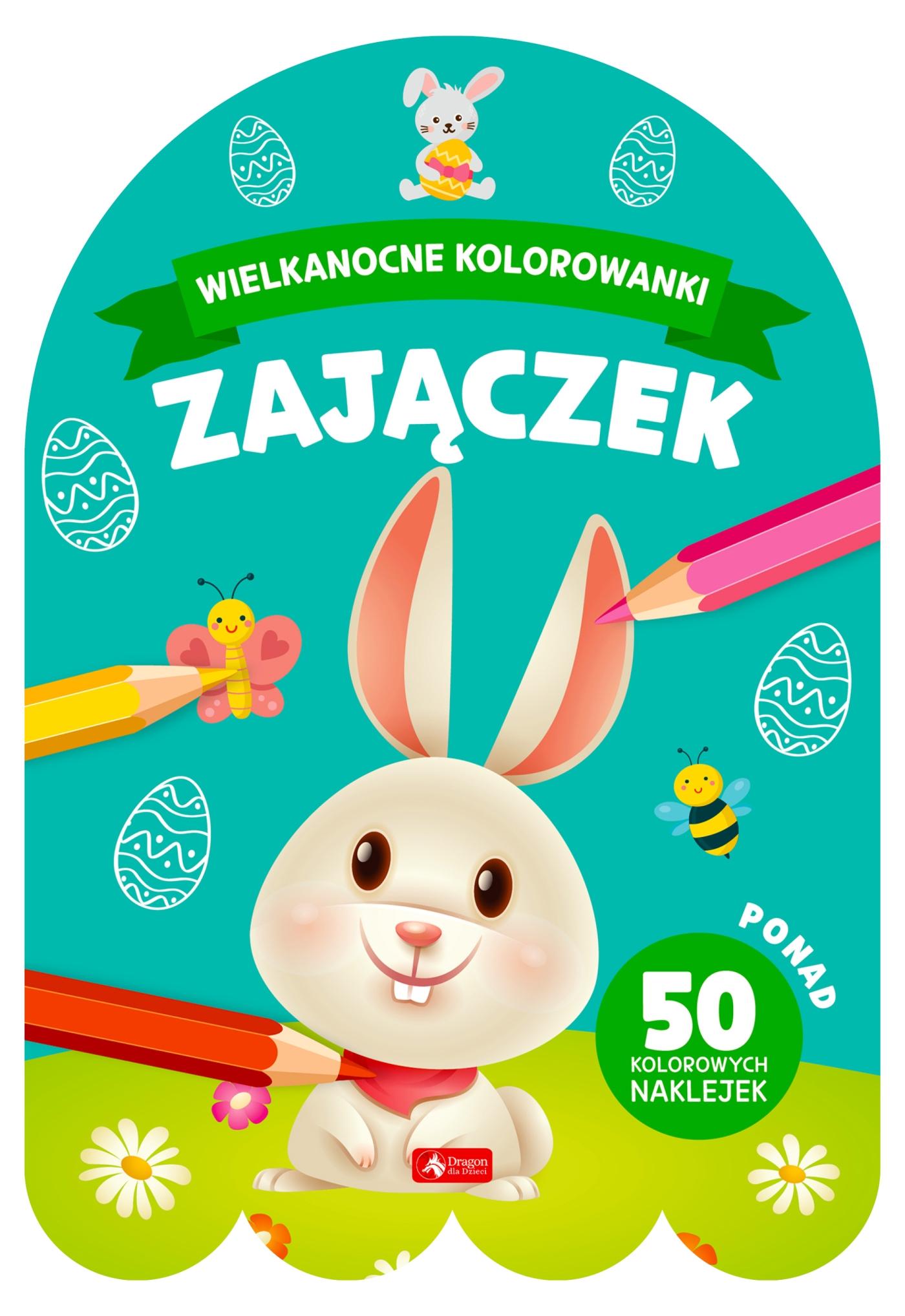Wielkanocne kolorowanki Zajączek