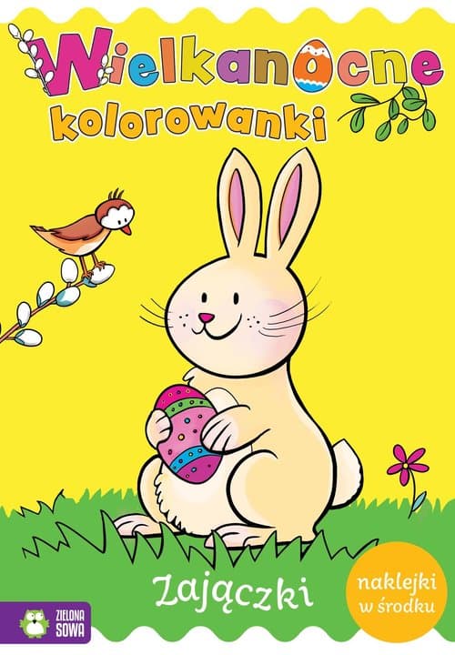 Wielkanocne kolorowanki Zajączki